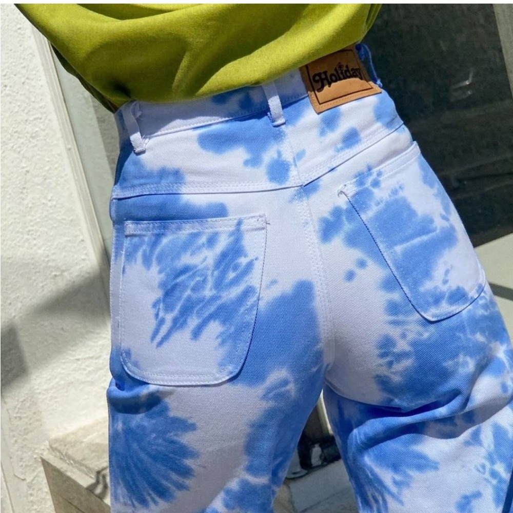 Holiday The Label - Tie Dye sky blue Pants. Excellent condition